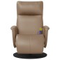 vidaXL Massagesessel mit Fußteil Cappuccino-Braun Kunstleder vidaXL Massagesessel mit Fußteil Cappuccino-Braun Kunstleder