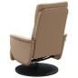 vidaXL Massagesessel mit Fußteil Cappuccino-Braun Kunstleder vidaXL Massagesessel mit Fußteil Cappuccino-Braun Kunstleder