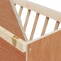 vidaXL Heuraufe für Kaninchen 37x18,5x23 cm Massivholz Tanne vidaXL Heuraufe für Kaninchen 37x18,5x23 cm Massivholz Tanne