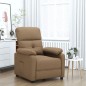 vidaXL Relaxsessel Braun Stoff vidaXL Relaxsessel Braun Stoff