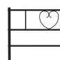 vidaXL Bettgestell mit Kopf- und Fußteil Metall Schwarz 160x200 cm vidaXL Bettgestell mit Kopf- und Fußteil Metall Schwarz 160x200 cm