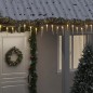 vidaXL Eiszapfen-Lichterkette 100 LEDs Warmweiß 10 m Acryl PVC vidaXL Eiszapfen-Lichterkette 100 LEDs Warmweiß 10 m Acryl PVC