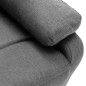 vidaXL 2-Sitzer-Sofa Verstellbar Hellgrau Stoff vidaXL 2-Sitzer-Sofa Verstellbar Hellgrau Stoff