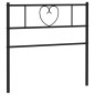 vidaXL Kopfteil Metall Schwarz 100 cm vidaXL Kopfteil Metall Schwarz 100 cm