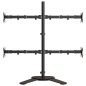 vidaXL Monitorhalterung Schwarz Stahl VESA 75/100 mm vidaXL Monitorhalterung Schwarz Stahl VESA 75/100 mm