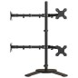 vidaXL Monitorhalterung Schwarz Stahl VESA 75/100 mm vidaXL Monitorhalterung Schwarz Stahl VESA 75/100 mm