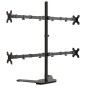 vidaXL Monitorhalterung Schwarz Stahl VESA 75/100 mm vidaXL Monitorhalterung Schwarz Stahl VESA 75/100 mm