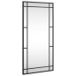 vidaXL Wandspiegel Schwarz 40x80 cm Rechteckig Eisen vidaXL Wandspiegel Schwarz 40x80 cm Rechteckig Eisen
