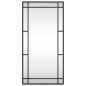 vidaXL Wandspiegel Schwarz 40x80 cm Rechteckig Eisen vidaXL Wandspiegel Schwarz 40x80 cm Rechteckig Eisen