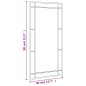 vidaXL Wandspiegel Schwarz 40x80 cm Rechteckig Eisen vidaXL Wandspiegel Schwarz 40x80 cm Rechteckig Eisen