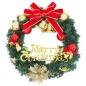 vidaXL Weihnachtskranz mit 15 LEDs Grün 30 cm vidaXL Weihnachtskranz mit 15 LEDs Grün 30 cm
