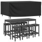 vidaXL Gartenmöbel-Abdeckung Schwarz 225x143x90 cm Wasserdicht 420D vidaXL Gartenmöbel-Abdeckung Schwarz 225x143x90 cm Wasserdicht 420D