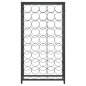 vidaXL Weinregal für 45 Flaschen Schwarz 54x18x100 cm Schmiedeeisen vidaXL Weinregal für 45 Flaschen Schwarz 54x18x100 cm Schmiedeeisen