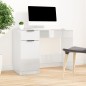 vidaXL Schreibtisch Hochglanz-Weiß 100x50x75 cm Holzwerkstoff vidaXL Schreibtisch Hochglanz-Weiß 100x50x75 cm Holzwerkstoff