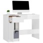 vidaXL Schreibtisch Hochglanz-Weiß 100x50x75 cm Holzwerkstoff vidaXL Schreibtisch Hochglanz-Weiß 100x50x75 cm Holzwerkstoff
