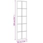 vidaXL Wandspiegel Schwarz 30x100 cm Rechteckig Eisen vidaXL Wandspiegel Schwarz 30x100 cm Rechteckig Eisen