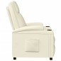 vidaXL Relaxsessel Cremeweiß Kunstleder vidaXL Relaxsessel Cremeweiß Kunstleder