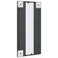 vidaXL Wandspiegel Schwarz 30x60 cm Rechteckig Eisen vidaXL Wandspiegel Schwarz 30x60 cm Rechteckig Eisen