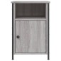 vidaXL Nachttisch Grau Sonoma 40x42x60 cm Holzwerkstoff vidaXL Nachttisch Grau Sonoma 40x42x60 cm Holzwerkstoff