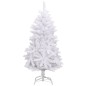 vidaXL Künstlicher Weihnachtsbaum Klappbar mit Ständer Weiß 150 cm vidaXL Künstlicher Weihnachtsbaum Klappbar mit Ständer Weiß 150 cm