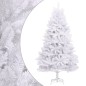 vidaXL Künstlicher Weihnachtsbaum Klappbar mit Ständer Weiß 210 cm vidaXL Künstlicher Weihnachtsbaum Klappbar mit Ständer Weiß 210 cm