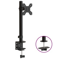 vidaXL Monitorhalterung Schwarz Stahl VESA 75/100 mm