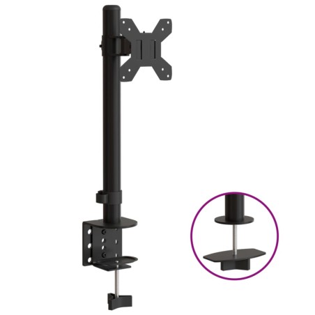 vidaXL Monitorhalterung Schwarz Stahl VESA 75/100 mm