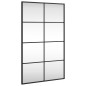 vidaXL Wandspiegel Schwarz 50x80 cm Rechteckig Eisen vidaXL Wandspiegel Schwarz 50x80 cm Rechteckig Eisen