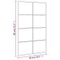 vidaXL Wandspiegel Schwarz 50x80 cm Rechteckig Eisen vidaXL Wandspiegel Schwarz 50x80 cm Rechteckig Eisen