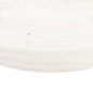 vidaXL Tischplatte Rund Weiß Ø70x3 cm Massivholz Kiefer vidaXL Tischplatte Rund Weiß Ø70x3 cm Massivholz Kiefer