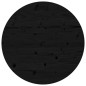 vidaXL Tischplatte Rund Schwarz Ø90x3 cm Massivholz Kiefer vidaXL Tischplatte Rund Schwarz Ø90x3 cm Massivholz Kiefer