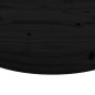 vidaXL Tischplatte Rund Schwarz Ø90x3 cm Massivholz Kiefer vidaXL Tischplatte Rund Schwarz Ø90x3 cm Massivholz Kiefer