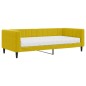 vidaXL Tagesbett mit Matratze Gelb 90x200 cm Samt vidaXL Tagesbett mit Matratze Gelb 90x200 cm Samt