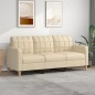 vidaXL 3-Sitzer-Sofa Creme 180 cm Stoff vidaXL 3-Sitzer-Sofa Creme 180 cm Stoff