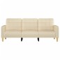 vidaXL 3-Sitzer-Sofa Creme 180 cm Stoff vidaXL 3-Sitzer-Sofa Creme 180 cm Stoff