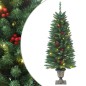 vidaXL Künstliche Weihnachtsbäume 2 Stk. 100 LEDs Grün 120 cm vidaXL Künstliche Weihnachtsbäume 2 Stk. 100 LEDs Grün 120 cm