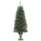 vidaXL Künstliche Weihnachtsbäume 2 Stk. 100 LEDs Grün 120 cm vidaXL Künstliche Weihnachtsbäume 2 Stk. 100 LEDs Grün 120 cm