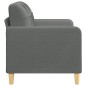 vidaXL 2-Sitzer-Sofa Dunkelgrau 120 cm Stoff vidaXL 2-Sitzer-Sofa Dunkelgrau 120 cm Stoff