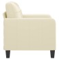 vidaXL Sessel Creme 60 cm Kunstleder vidaXL Sessel Creme 60 cm Kunstleder