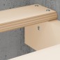 vidaXL Bettgestell mit Kopf- und Fußteil Betongrau 160x200 cm vidaXL Bettgestell mit Kopf- und Fußteil Betongrau 160x200 cm