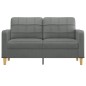 vidaXL 2-Sitzer-Sofa Dunkelgrau 140 cm Stoff vidaXL 2-Sitzer-Sofa Dunkelgrau 140 cm Stoff