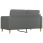 vidaXL 2-Sitzer-Sofa Dunkelgrau 140 cm Stoff vidaXL 2-Sitzer-Sofa Dunkelgrau 140 cm Stoff