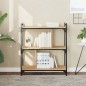 vidaXL Bücherregal 3 Böden Sonoma-Eiche 76x32x88 cm Holzwerkstoff vidaXL Bücherregal 3 Böden Sonoma-Eiche 76x32x88 cm Holzwerkstoff