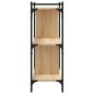 vidaXL Bücherregal 3 Böden Sonoma-Eiche 76x32x88 cm Holzwerkstoff vidaXL Bücherregal 3 Böden Sonoma-Eiche 76x32x88 cm Holzwerkstoff