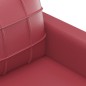 vidaXL 2-Sitzer-Sofa Weinrot 120 cm Kunstleder vidaXL 2-Sitzer-Sofa Weinrot 120 cm Kunstleder