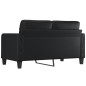 vidaXL 2-Sitzer-Sofa Schwarz 140 cm Kunstleder vidaXL 2-Sitzer-Sofa Schwarz 140 cm Kunstleder