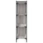 vidaXL Bücherregal 4 Böden Grau Sonoma 76x32x123 cm Holzwerkstoff vidaXL Bücherregal 4 Böden Grau Sonoma 76x32x123 cm Holzwerkstoff