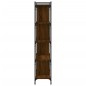 vidaXL Bücherregal 5 Böden Braun Eiche-Optik 76x32x158cm Holzwerkstoff vidaXL Bücherregal 5 Böden Braun Eiche-Optik 76x32x158cm Holzwerkstoff