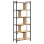 vidaXL Bücherregal 6 Böden Sonoma-Eiche 76x32x192 cm Holzwerkstoff vidaXL Bücherregal 6 Böden Sonoma-Eiche 76x32x192 cm Holzwerkstoff
