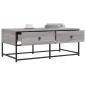 vidaXL Couchtisch Grau Sonoma 100x51x40 cm Holzwerkstoff vidaXL Couchtisch Grau Sonoma 100x51x40 cm Holzwerkstoff